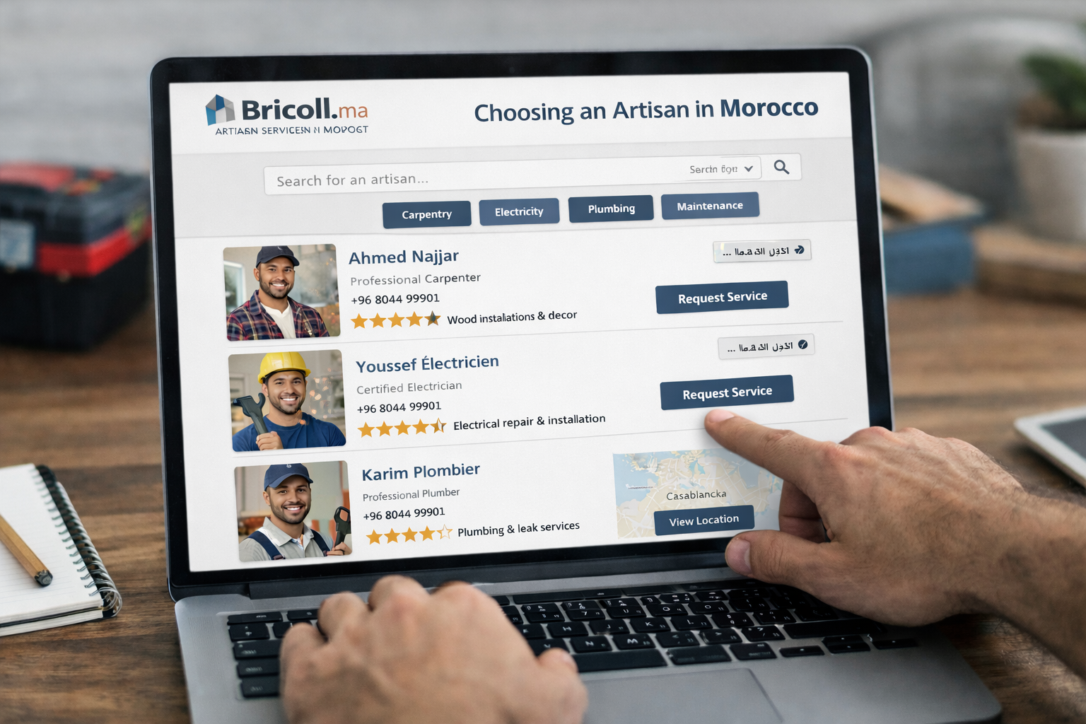 كيفية اختيار حرفي في المغرب