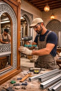 معلم نجارة الألمنيوم و الخشب سلا